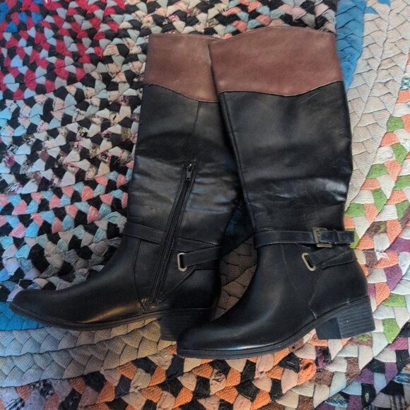 Rampage Shoes - Black and brown Rampage boots #boots